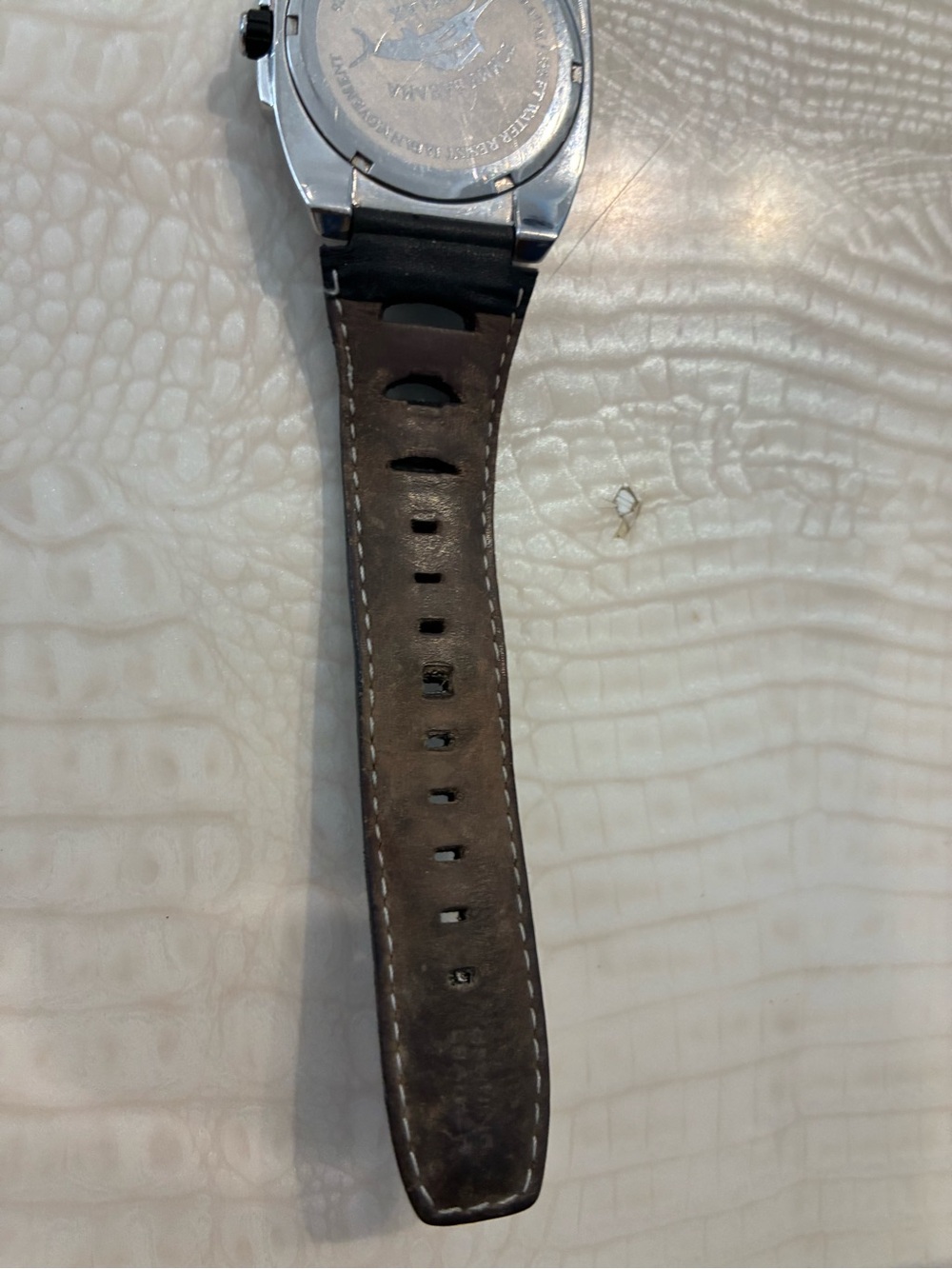 Tommy Bahama Black and Silver Dive-Style Watch - Picture 10 of 11
